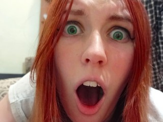 Sneaked up and Hard Fucked Redhead Babe