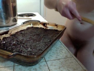 Hairy Nipples Chef Makes DANK_Pot Brownies Against All Odds! Naked in the Kitchen_Episode 19