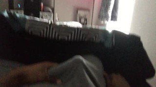 Manhã madeira é pego jerkin por gf POV