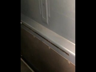 Real delivery driver pissing