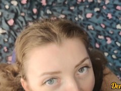 милая страстно отсасывает член и яйца чтобы получить на лицо порцию вкусной тёплой спермы - Screenshot 5 of 16 - Sexy