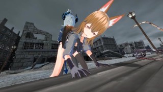 Liskarm Futanari 3D 弗兰卡明日方舟