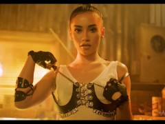 Beautiful petite Aria Lee in action pleasuring herself