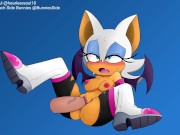 Preview 2 of Sexy Rouge the Bat gets dicked