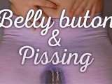 Peeing And Playing With My Belly Button. Belly Button Fetish. Pissing | Kinky Dove