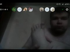 Артем сам себе лижет ноги на трансляции self suck autofellatio self footjob