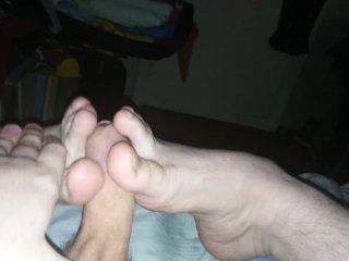 masturbate, self foot lick, foot fetish, лижет ноги