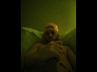 Sexy tatted guy cumshot