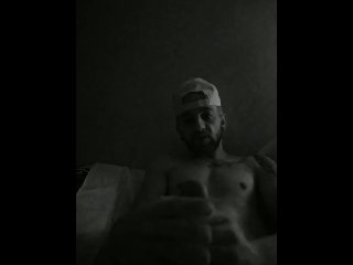 Big dick guy jacking off