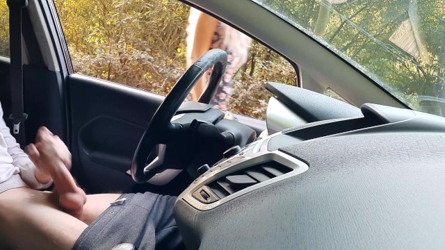 Public Dick Flash in Car. Gorgeous Stranger Girl Caught me Jerking off in Public and Helped Me. P. 1 