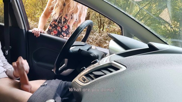 Public Dick Flash in Car. Gorgeous Stranger Girl Caught me Jerking off in Public and Helped Me. P. 1 