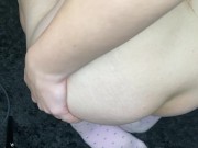 Preview 6 of Girl in pink socks shows her toes and masturbate - SofiaRemedy