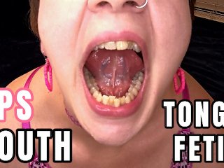 fetish, uvula gag, verified amateurs, teeth