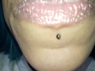 Do what you want with my mouth. Imagine rolling around on my tongue or dumping a load into it.