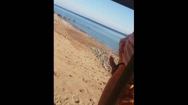 Public Masturbation at the Beach