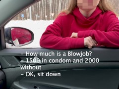 Video Premature cum in mouth to street whore in car