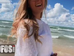 Video Mofos - Amateur Molly Pills gives POV foojob, blowjob and bounces on cock