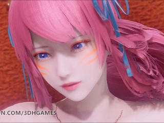 [MMD] Lisa - Señorita Ahri Spirit Blossom Strip Dance et Sexe