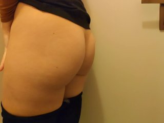 Checking my hotwife's pussy just after she had sex with her boss at the office