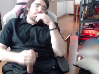 caught jerking off on webcam!