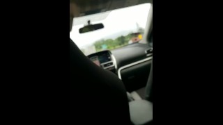 In An Uber A Hot Guy Jerks Off
