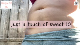 just a bit of sweat on the belly 10 - glimpseofme