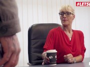 Preview 3 of BumsBuero - Lana Vegas German MILF Secretary Hardcore Fuck With BBC In The Office - LETSDOEIT