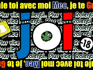 JOI - ASMR Français / BRANLE TOI AVEC MOI MEC !