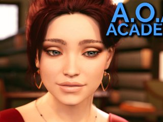 gameplay, aoa academy, big cock, playthrough