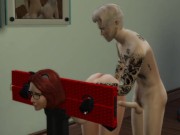 Preview 6 of Bdsm games by Eliza Pankek and Bieber. Swinger couple having a good time | Game 3d
