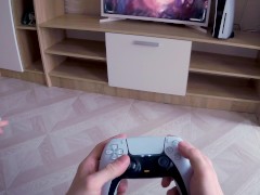 Я проиграла ему свою киску, играя в PS5. ЭТО ЕБАНОЕ ФАТАЛИТИ - Screenshot 3 of 16 - Big Cock