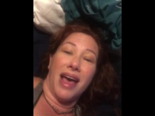 My sticky cougar cum drips off the end of my bubble wand toy_natural pussy