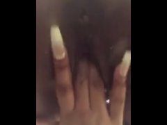 Teen touching wet lonely pussy