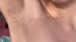 Close-Up Of Hairy Armpits