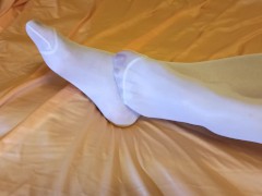 White pantyhose, continued at onlyfans/nylonkissa