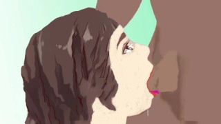 delicious blowjob with tongue