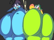 Preview 3 of Big Booty Bitches - FURRY FAP HERO (Straight)