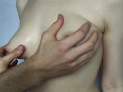 Preview 5 of Sensual massage of the nipples | Beautiful tits