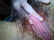 Preview 2 of Hirsute Hairy Solo ManyVids Onlyfans PAWG PinkMoonLust Smells Own Hairiest Pussy Touches Labia Lips