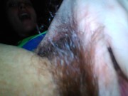 Preview 4 of Hirsute Hairy Solo ManyVids Onlyfans PAWG PinkMoonLust Smells Own Hairiest Pussy Touches Labia Lips