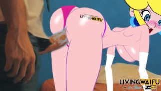 21 YEARS Hentai Version of Mario Bros ´s PRINCES PEACH Anime Waifu Dogging Animation Big Ass Cosplay