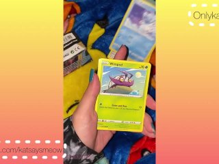 Pokémon card pulls! I can’t believe I pulled this card!
