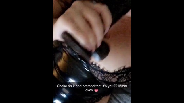 Sexting my Friends BBC Boyfriend on Snapchat & Squirting for him
