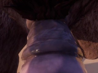 Wild Life / Female POV_with Furry Bull