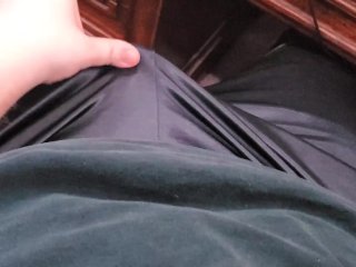 pov, masturbation, chubby, gym shorts