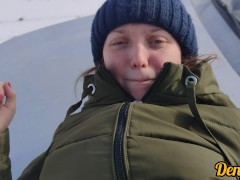 зимний секс на машине с голубоглазой красоткой в куртке , любит делать минет сперма на лице и одежде - Screenshot 14 of 16 - Eye Contact