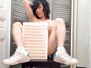 Nude verified and dated. Slim twink Jon Arteen wears only white ...