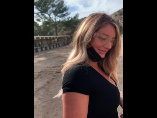 Big Tits Blonde Army Babe KAYLEY GUNNER isLocked and Loaded