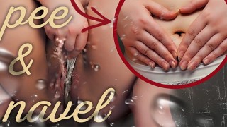 Kinky Dove 4K Pee On Your Face While Playing With My Belly Button