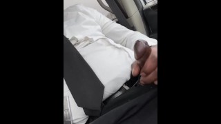 My dick got hard at work I had to masterbate in the work van (wish I got caught)